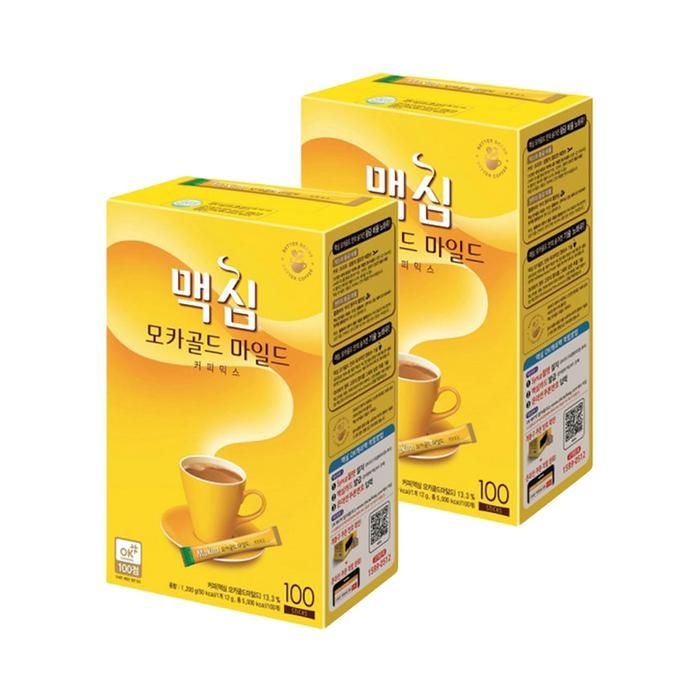 맥심 모카골드 마일드 커피믹스 12g 100개입 x 2개 (200T)