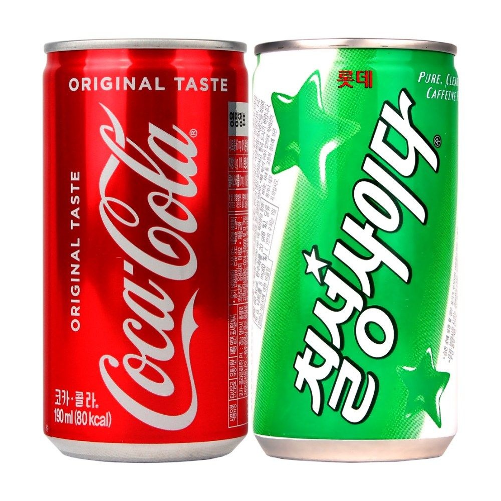코카콜라190ml 15캔+ 칠성사이다 190ml 15캔 (190ml)