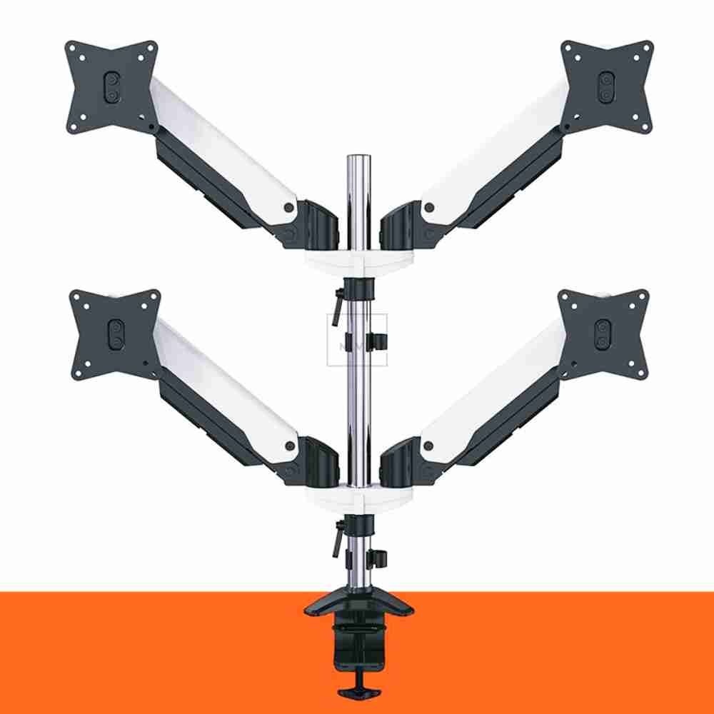 상세참조 엠비아6 관절형 쿼드 모니터 거치대 NM MA11 모니터거치대 쿼드모니터암 모니터암 가성비모니터암 컴퓨터모니터거