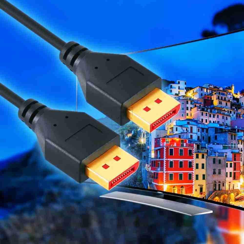 엠비아6 8K DP 1.4 울트라슬림 케이블 1.8m 240HZ케이블 8K케이블 그래픽카드케이블 DP1.4케이블 모니터연결케이블 DISPLA