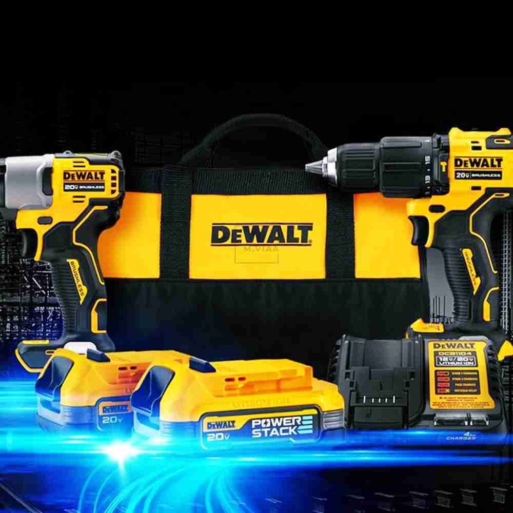 엠비아6 20V 충전 콤보세트 DCD709N DCF840N 파워스택 1.7Ah 2팩 무선전동드릴 충전드릴 전동드릴 전동드라이버 휴대용