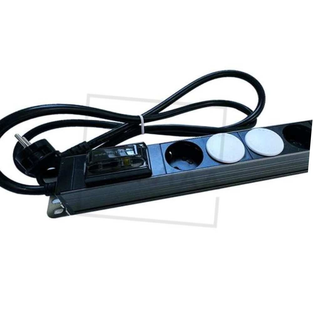 상세참조 엠비아7 알루미늄 고용량 서버탭 4구 5M 티타늄 10개입 전선멀티탭 4구멀티탭 사무용멀티탭