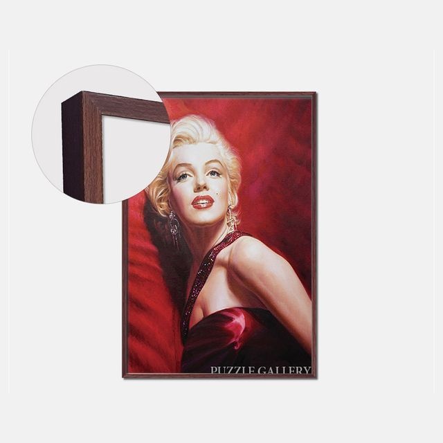 500조각 인물드로잉퍼즐 액자포함 우드프레임
