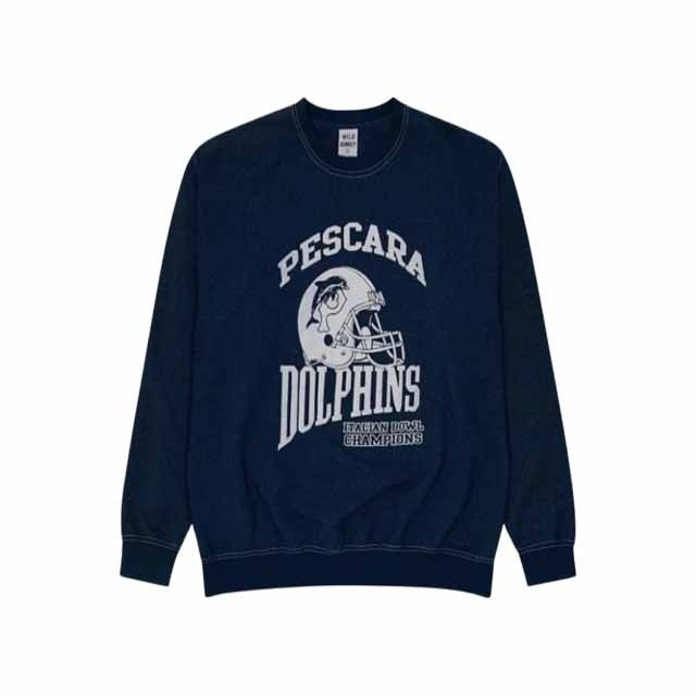 와일드동키 페스카라 맨투맨 다이드 네이비 공용 PESCARA1041945