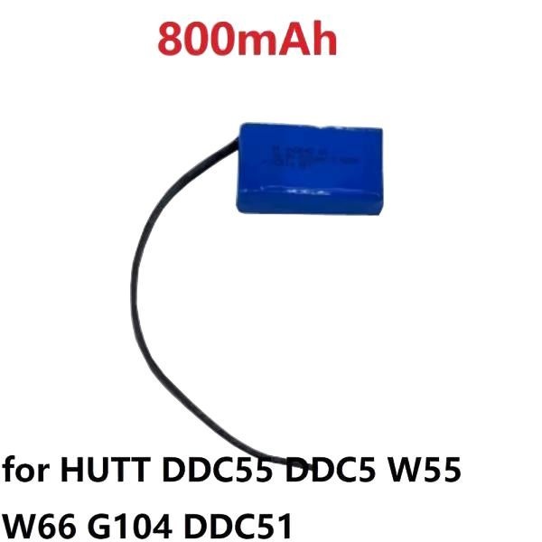 창문 전기 용 DDC51 G104 진공 스프레이 W66 유리 물 HUTT 청소기 배터리 세척 W55 로봇 청소 DDC55 800mAh