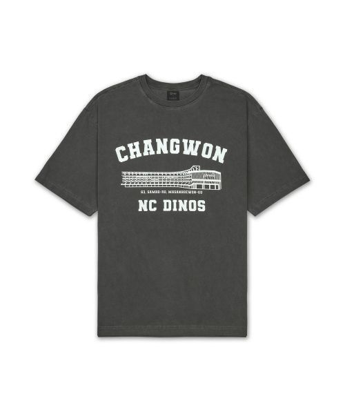 kbo MSS x KBO 볼파크 반소매 티셔츠 차콜그레이 [창원 NC 다이노스]