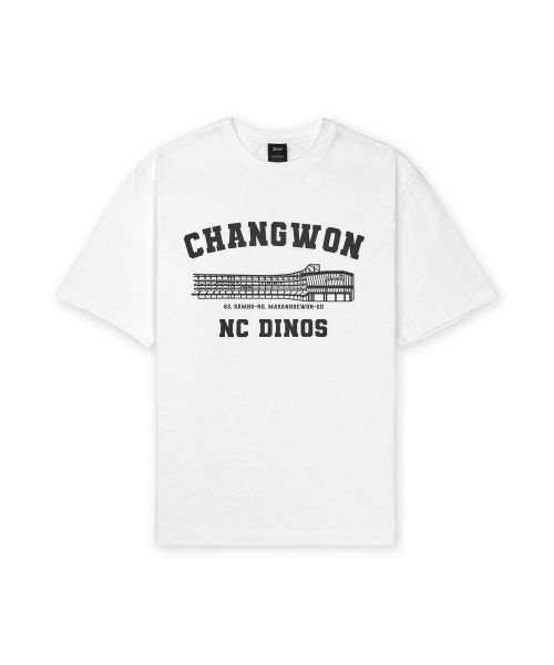 kbo MSS x KBO 볼파크 반소매 티셔츠 화이트 [창원 NC 다이노스]