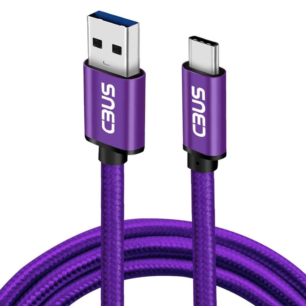 [해외] CBUS 0.9m3피트 USB to C 케이블 고속 충전 코드 Type-C 삼성 갤럭시 S25/S24/플러스/울트라/FE, A35/A16/A15/A14 5G, 폴드, 플립,