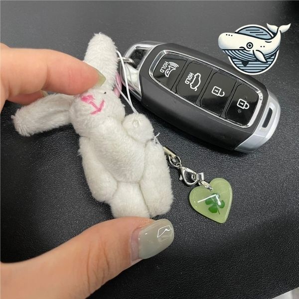 [에이치플러스몰][하프클럽]행운과 함께하는 네잎클로버 키링 빛나는 포춘