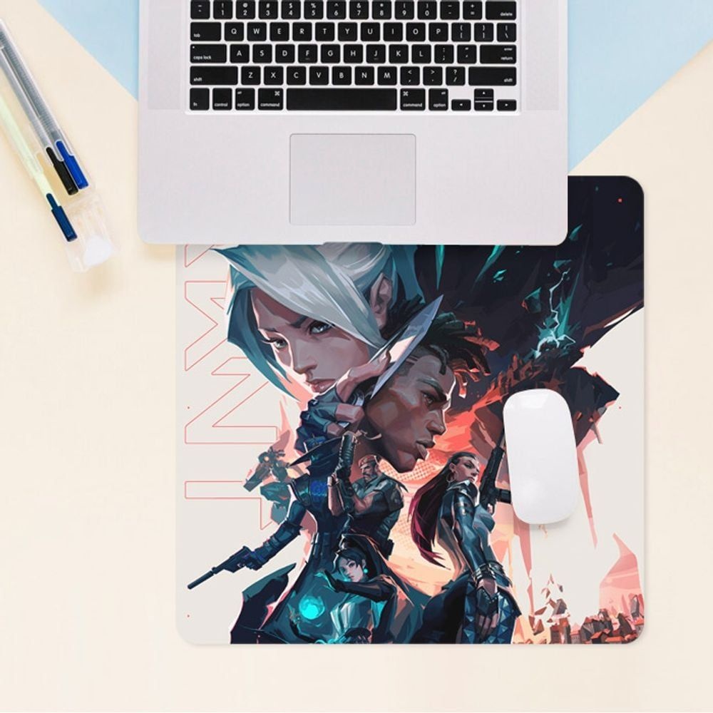 Printx 발로란트마우스패드 발로란트 A 게이밍장패드 정사각형 M 450x450x3mm