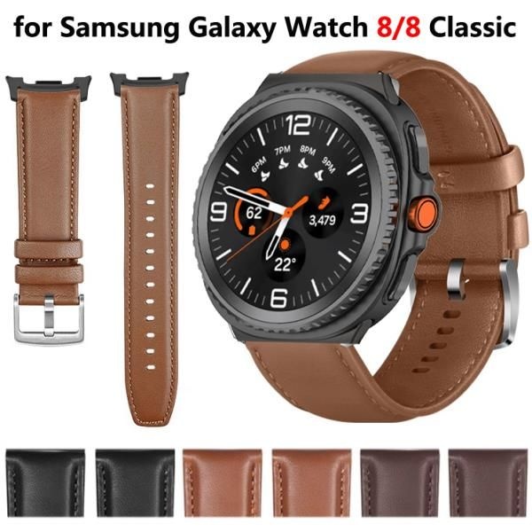 삼성 갤럭시 워치 8 클래식 44mm 정품 가죽 시계줄 고품질 손목