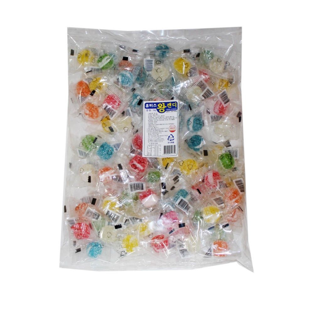 유비스 왕캔디 1kg (약 80개입)