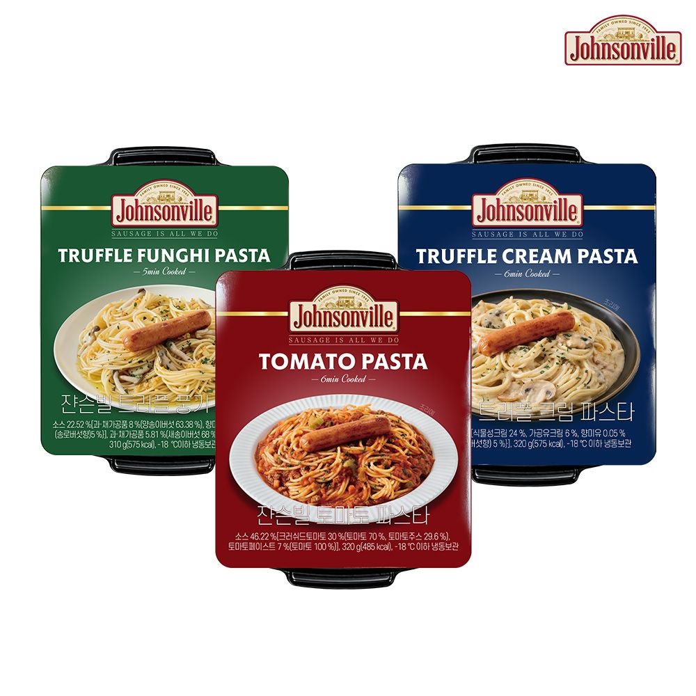 쟌슨빌 쟌슨빌 소시지 파스타 토마토 트러플크림 트러플풍기 3팩