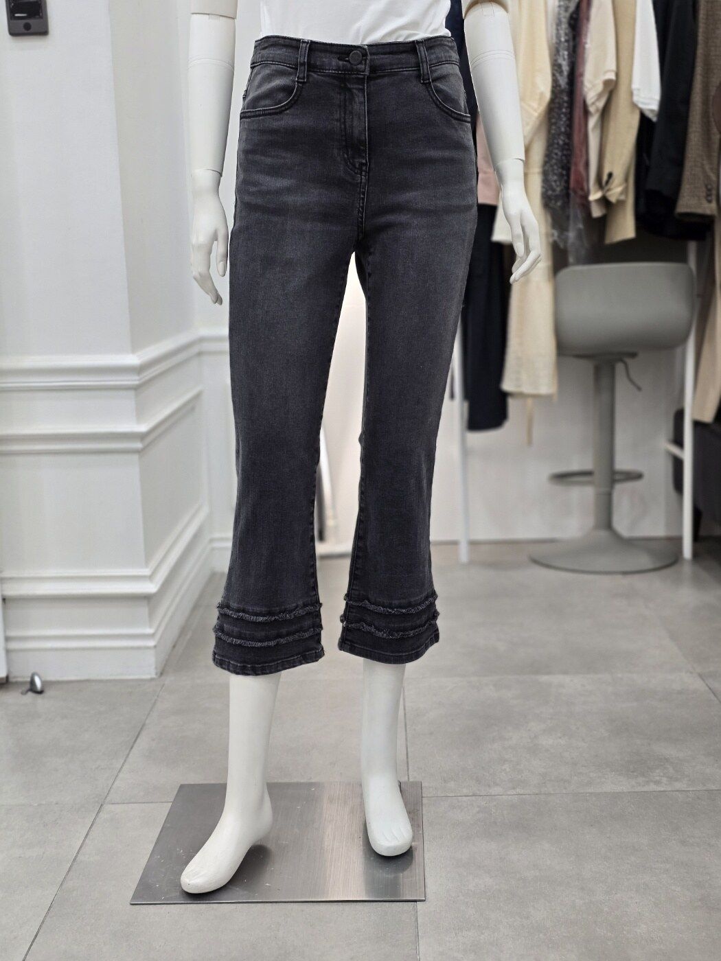 기비/키이스 밑단 수술 데님 팬츠 (G3AA6D3)_DJ933518