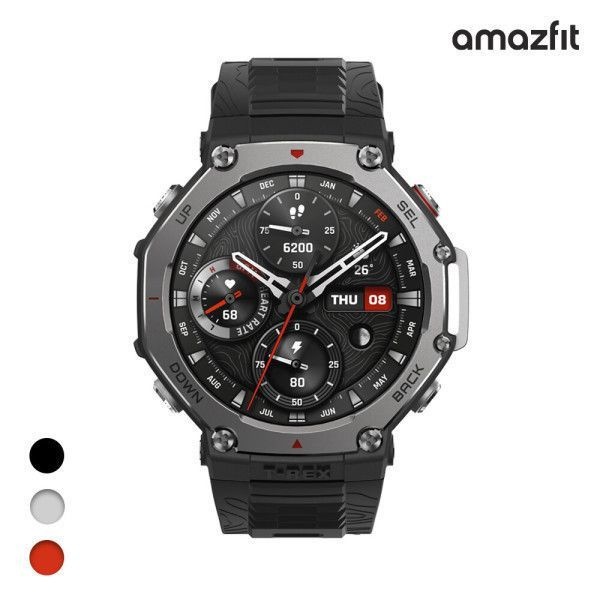 어메이즈핏 티렉스3 블랙 48mm 멀티스포츠 GPS 스마트워치