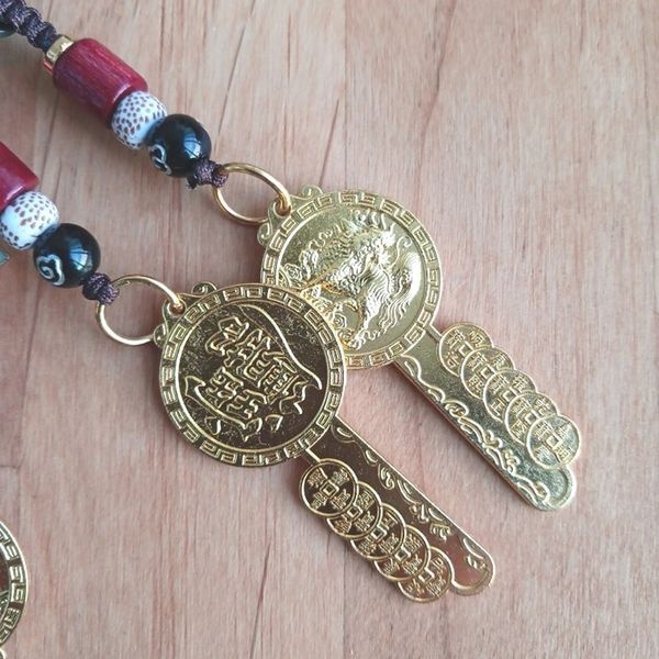 [하프클럽]행운 오제동전 황금 열쇠 키홀더