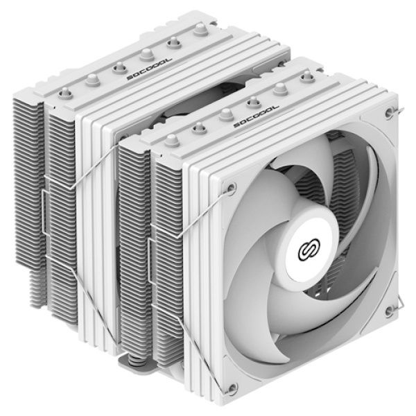 CPU쿨러 3RSYS Socoool RC1400N Quiet 쌍철봉 화이트