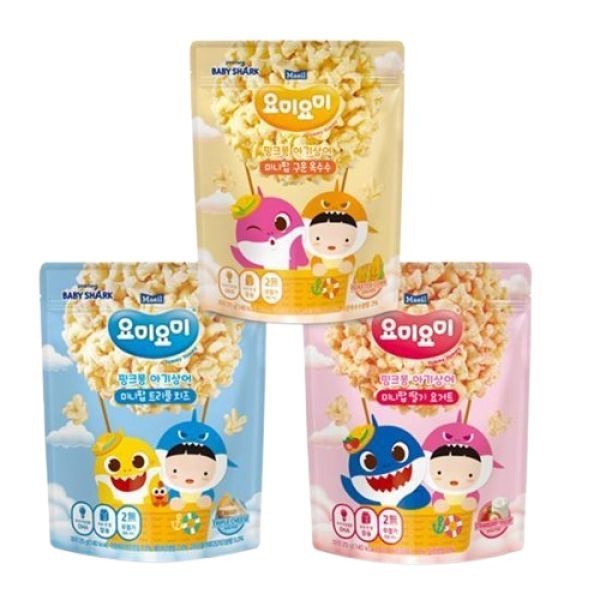 요미요미 미니팝 25g 6봉 3종 중 택1 딸기요거트/구운옥수수/트리플 치즈