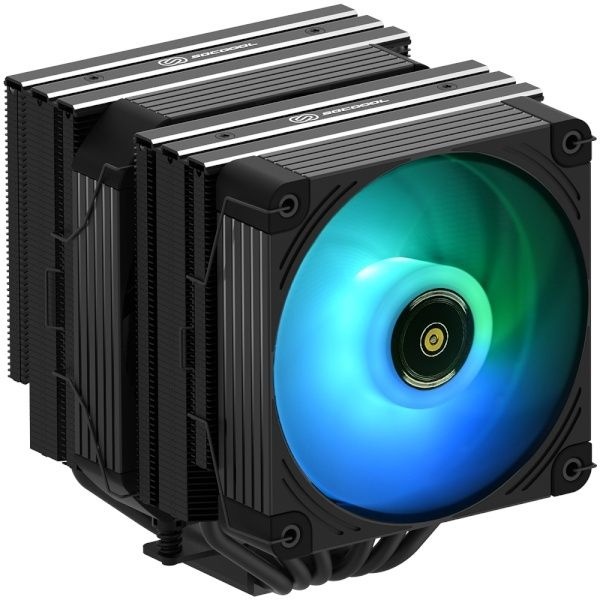 상품상세참조 CPU쿨러 3RSYS Socoool RC1900 ARGB 솔더링 블랙