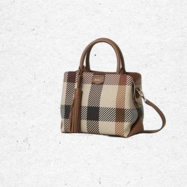 닥스 &lt;매장정품&gt; 닥스 DAKS GREAT HOUSE CHECK PVC 브라운 빅체크 토트백DCBA1F682W2 1362078