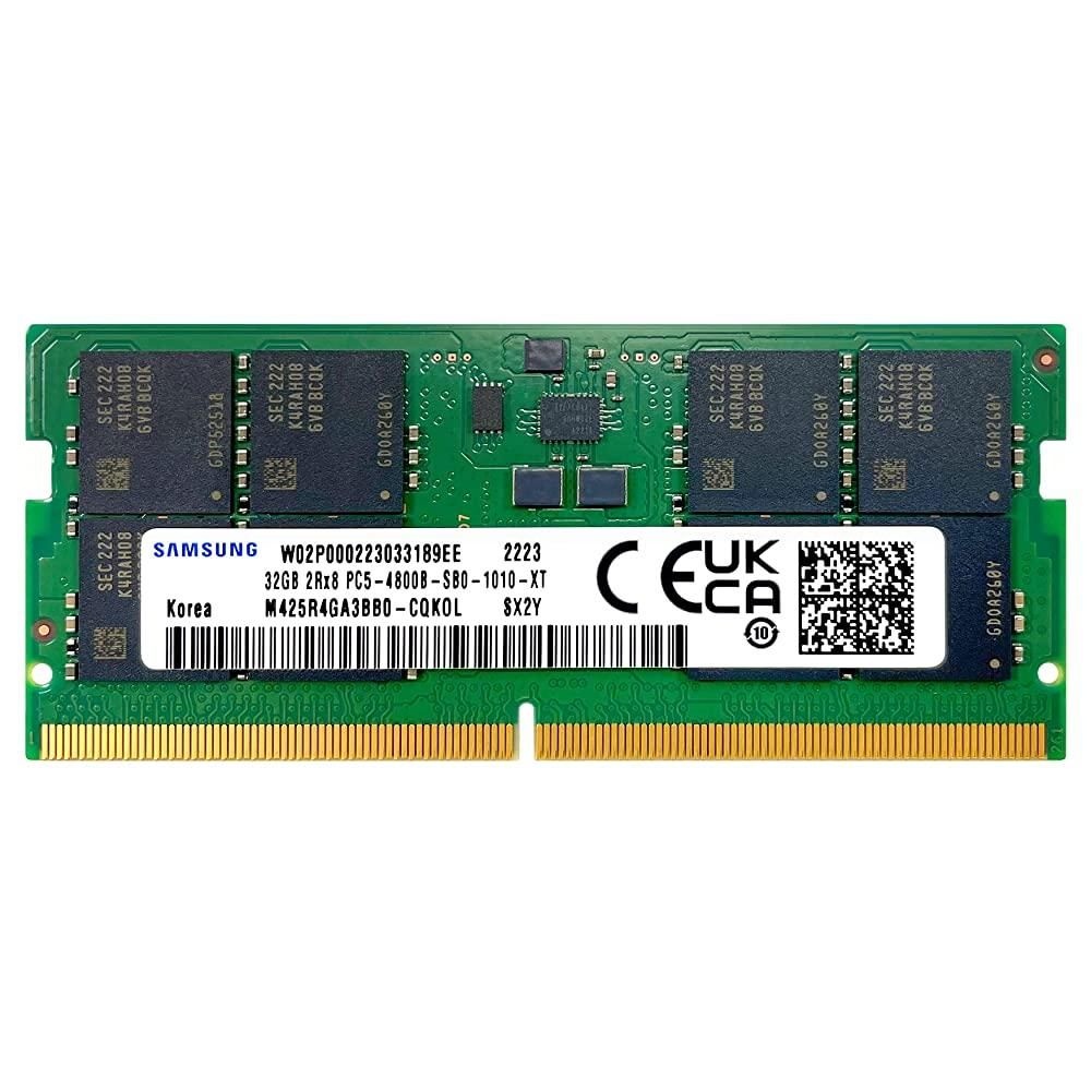 [해외] A-Tech 32GB DDR5 4800MHz PC5-38400 CL40 SODIMM 2Rx8 1.1V 262핀 RAM 메모리 M425R4GA3BB0-CQK 134542