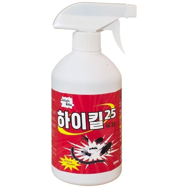 하이킬25유제 500ml 파리 바퀴 좀벌레 지네 빈대 진드기 뿌리는 없애는 약 살충제