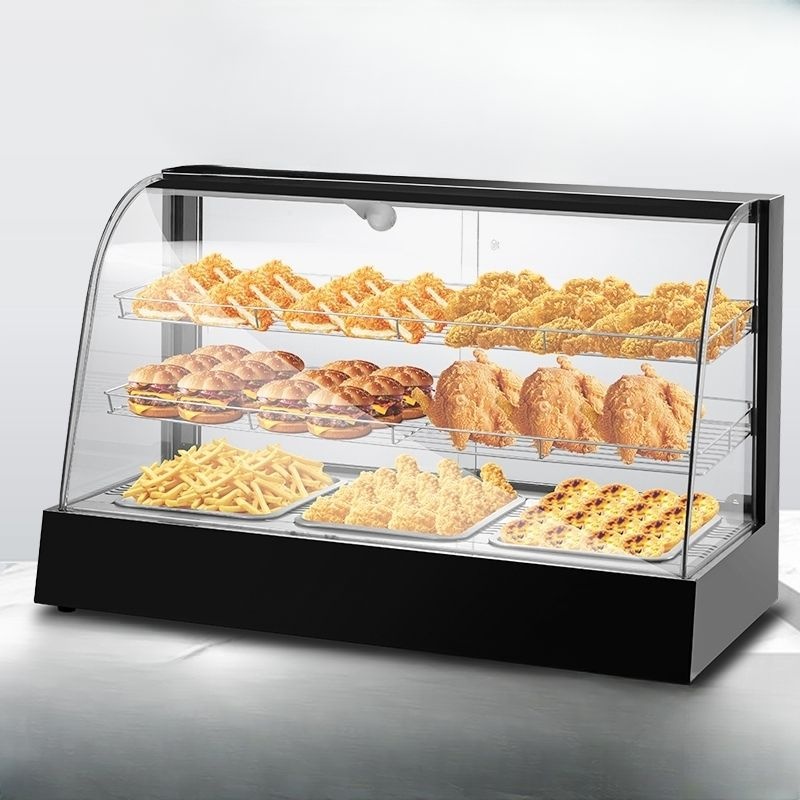 [해외] 상업용 가게 편의점 군고구마 튀김 음식 온장고 쇼케이스