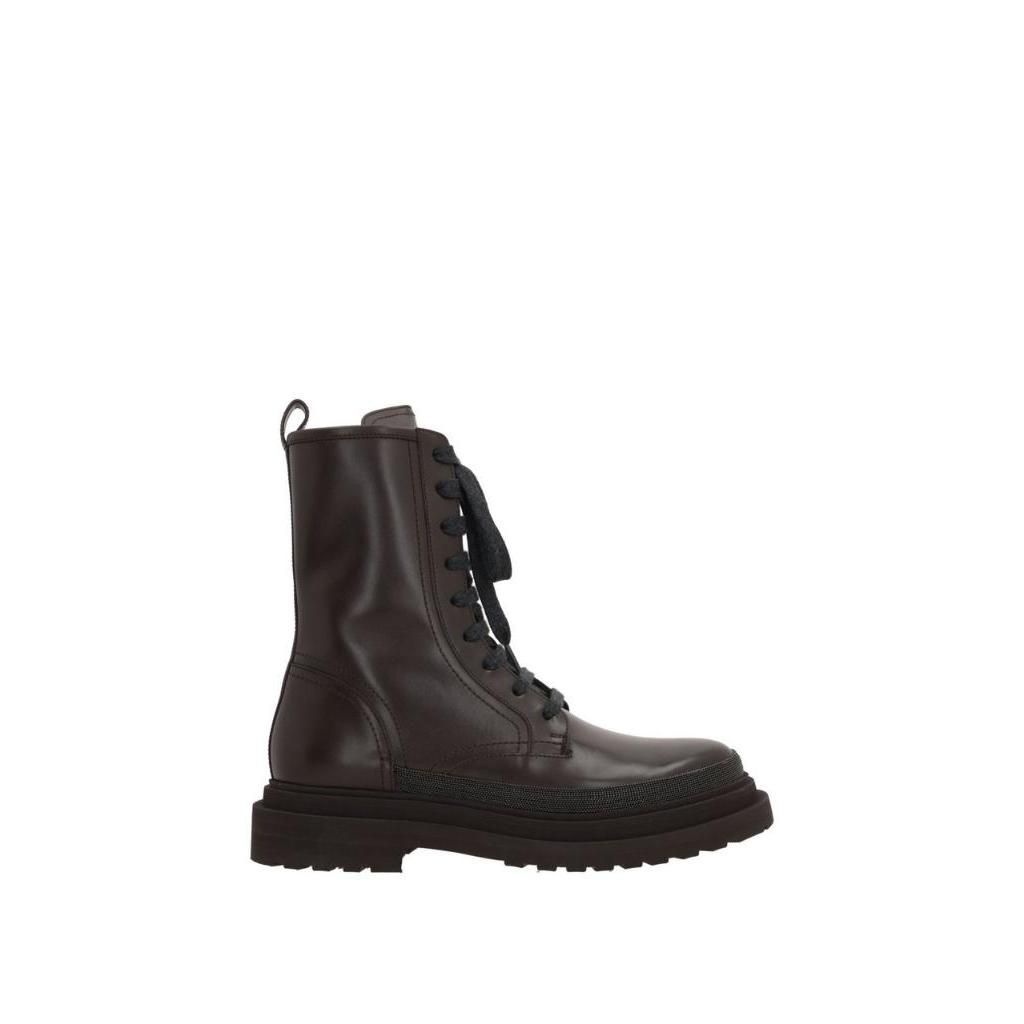 브루넬로 쿠치넬리 Brunello Cucinelli Monile 레이스업 앵클 부츠 MZOLG2767P C8279 TP934555374