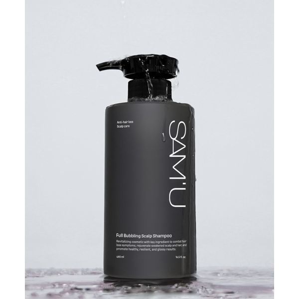 매장정품 SAMU 쌔뮤 풀 버블링 스칼프 샴푸 490ml