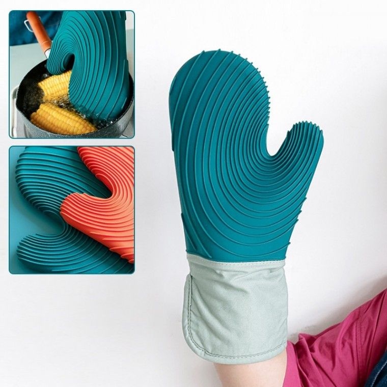 오븐장갑 주방 내열 실리콘 고온 안전 조리 안전성 방열 손보호 그립 논슬립