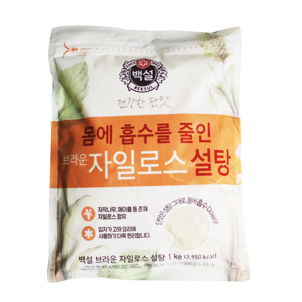 백설 브라운 자일로스 설탕 1kg