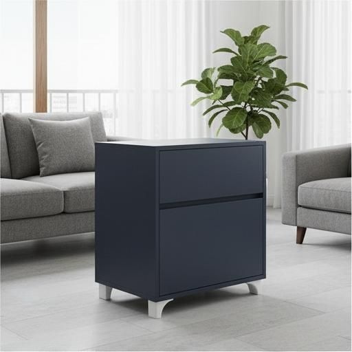 Aster co rp 600 큰서랍 높은거실장 2단서랍장 가구 TV장 협탁 수납장 콘솔