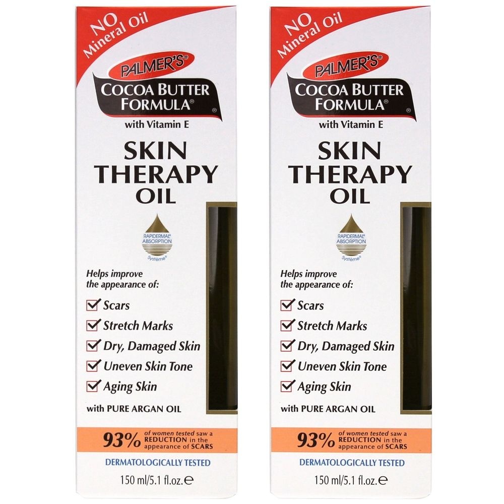 [해외] Palmer's Cocoa Butter Formula Skin Therapy Oil 미국 팔머스 코코아 버터 바디 오일 건조 건성 피부 150ml 2병