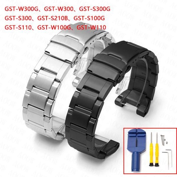 카시오 G-Shock GST-W300/400G B100 S310 남성용