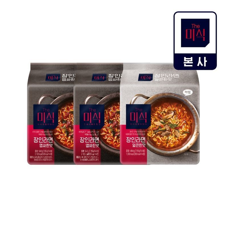 더미식 장인라면 맵싸한맛 8개+얼큰한맛 4개[35432377]