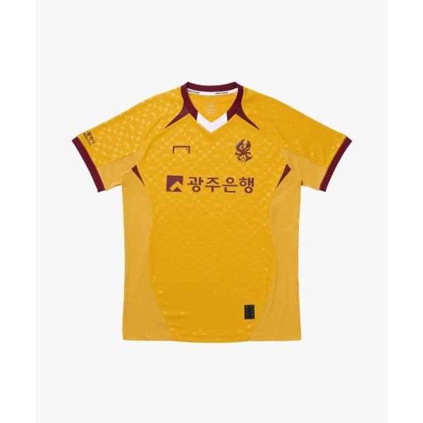 &lt;매장정품&gt; 골스튜디오 GOALSTUDIO 광주FC GFC 25 AUTHENTIC HOME FIELD GAME TOP YELLOW 199332