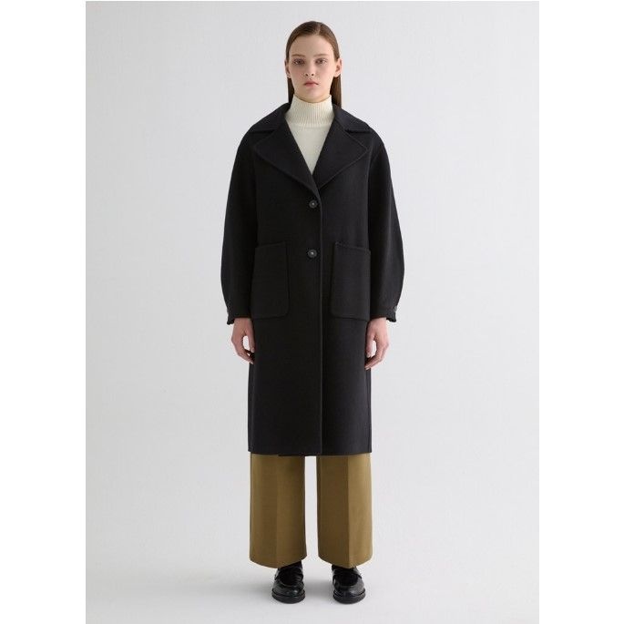 [롯데백화점] 쉬즈미스 울 캐시미어 블렌드 핸드메이드 롱코트 (SWHCTO41110) LE1218449723