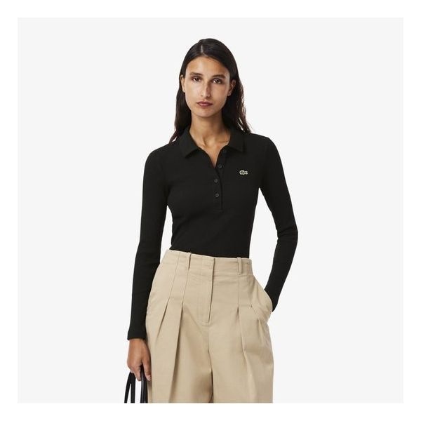 라코스테 {매장정품} 라코스테 여성 립조직 긴팔 폴로 셔츠 DF5281-55N 031 1102613