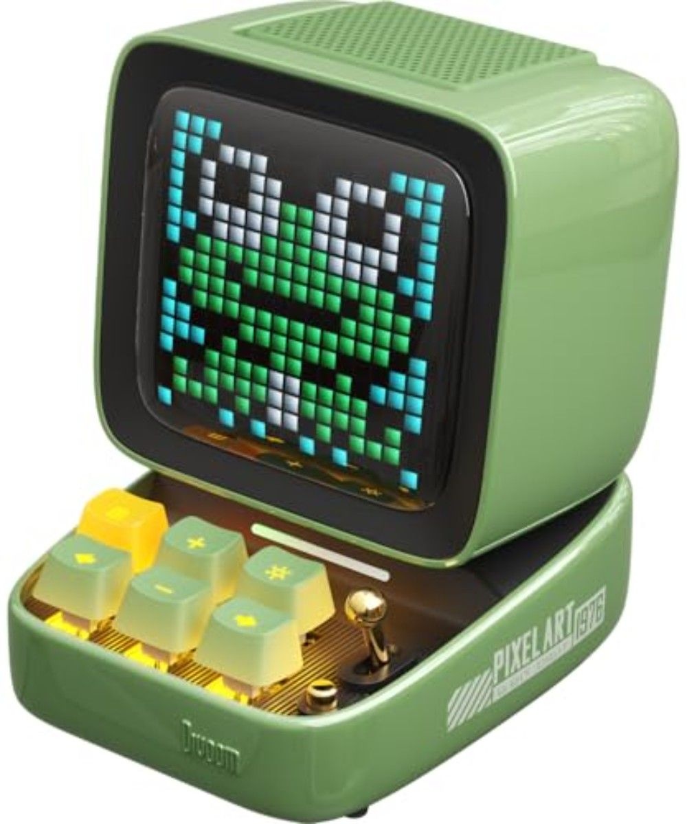 [색상5종] 일본 Divoom Ditoo-Plus 휴대용 블루투스 스피커 LED 스크린 픽셀