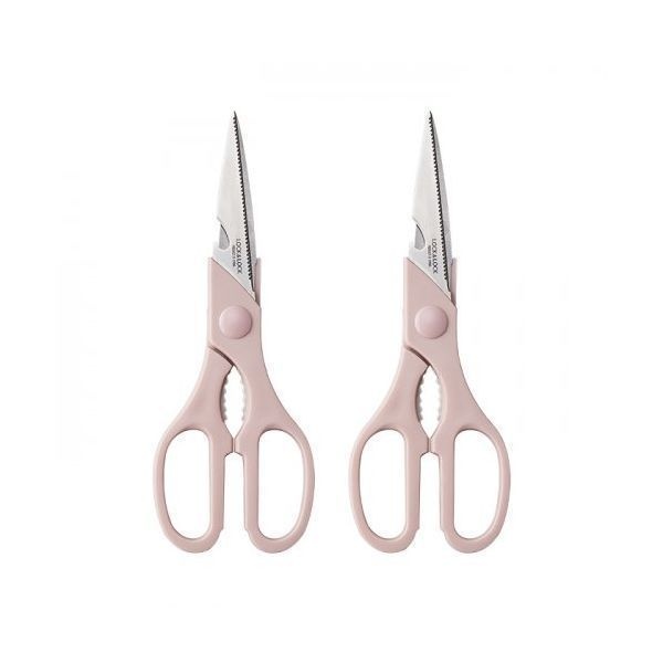 LOCKNLOCK 컬러풀 주방가위 22cm 핑크 2개