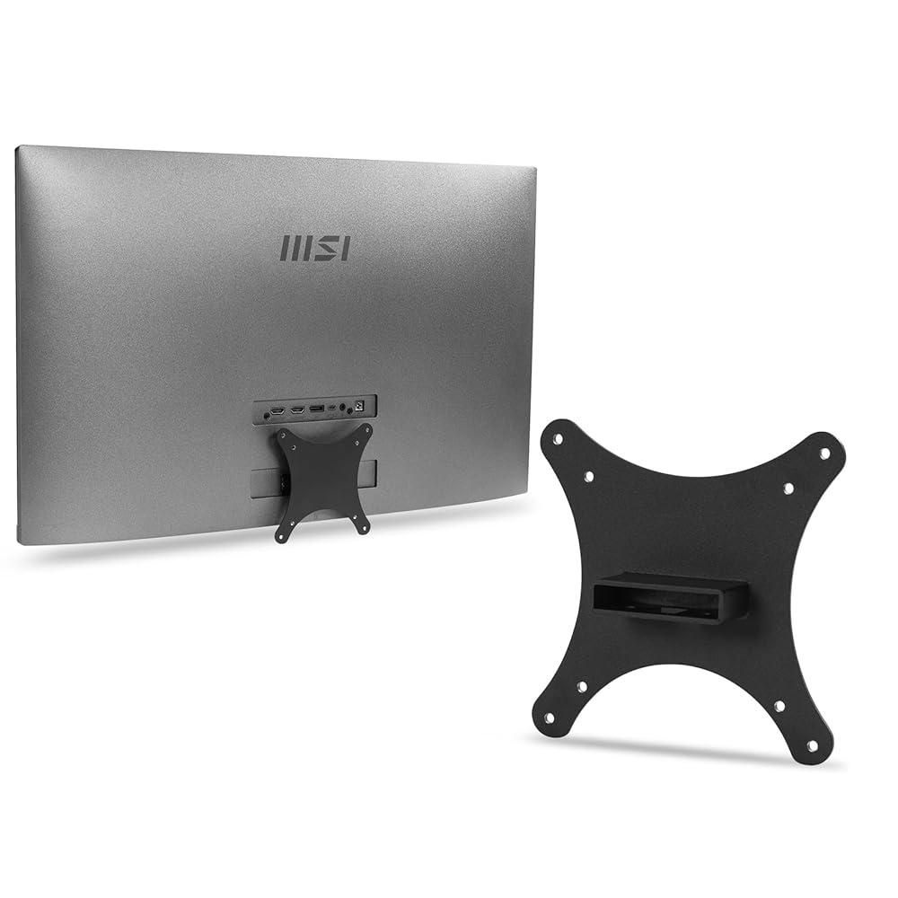 JUNBOMAOYI [해외] MSI 모니터 (MD271UL, MD271ULDE)와 호환되는 모니터 암/마운트 VESA 브래킷 어댑터 - 75x75mm 100x100mm 블랙