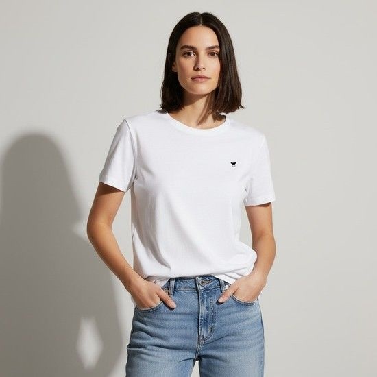 없음 25FW 화이트 베나코 티셔츠 2525976021 VENACO 001