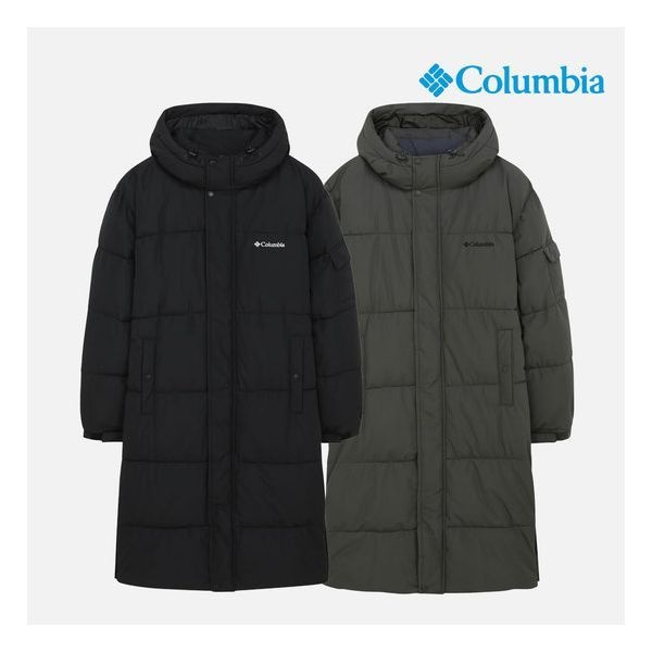 컬럼비아 남성 패딩 자켓 국내매장정품 컬럼비아 남성 패딩 자켓 [컬럼비아]유니 후드 롱패딩 2종 택1 (C64-YUD330) 컬럼비아등산복 역시즌패