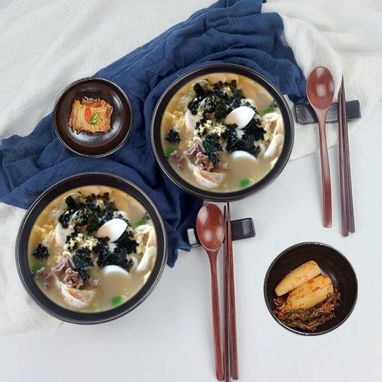 아트박스/옹기종기 [옹기종기] 명절맞이 면기/떡국세트 2인 8p