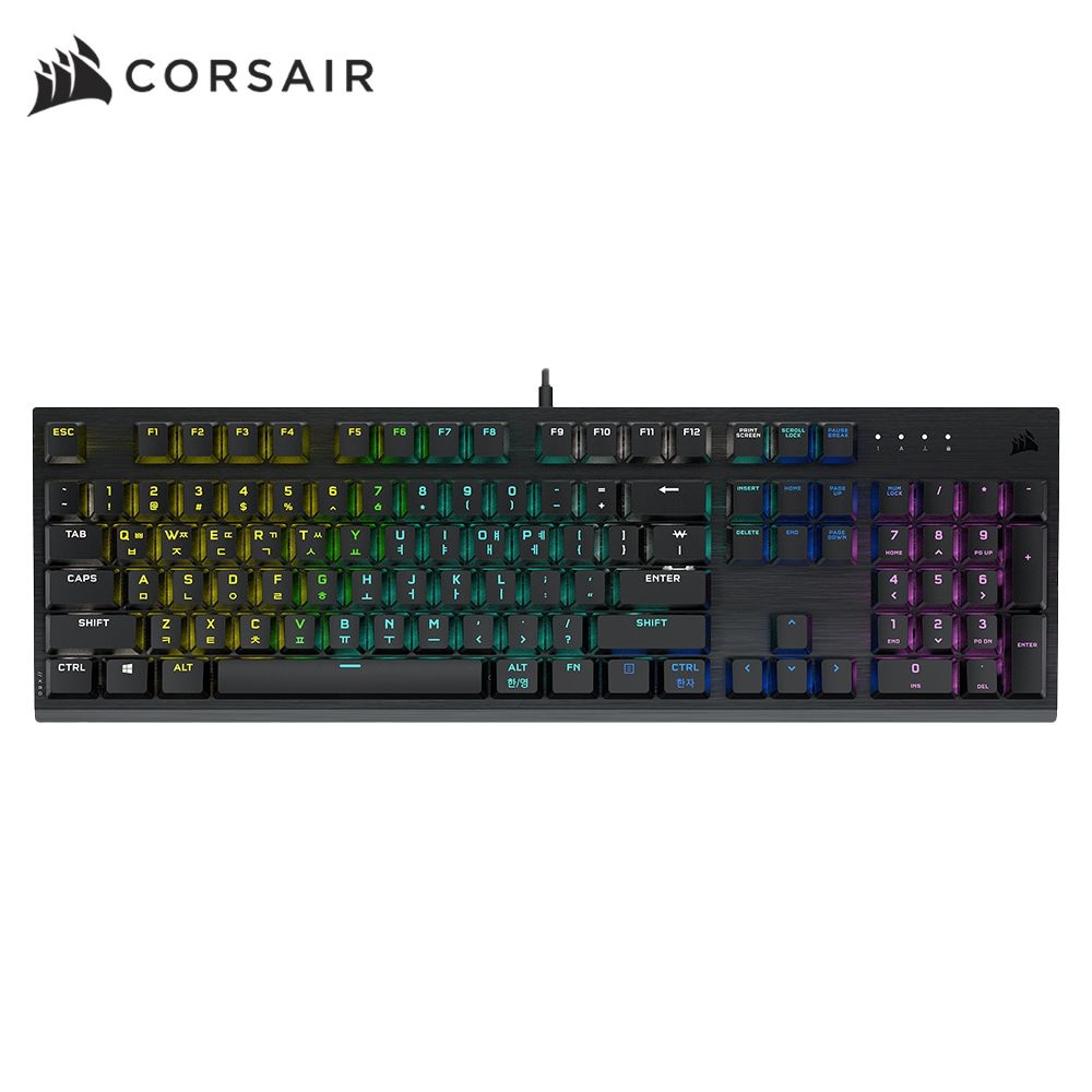 커세어 커세어 K60 PRO RGB LOW PROFILE Rapid Fire 게이밍 기계식 키보드