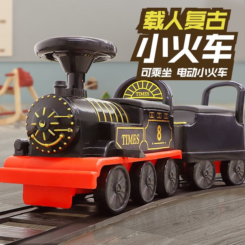 [해외] 전동 탑승 기차 트랙 세트 크리스마스 선물