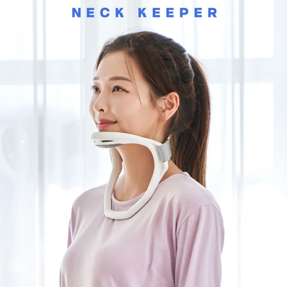 거북목 일자 목 교정기 넥키퍼 턱 받침대 바른자세교정