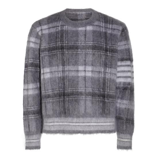 톰브라운 스웨터 MKA487F Y8004 035 MED GRAY DOM