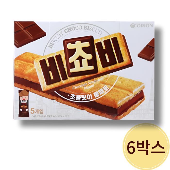 비쵸비 초코샌드 125g 5개 x 6박스