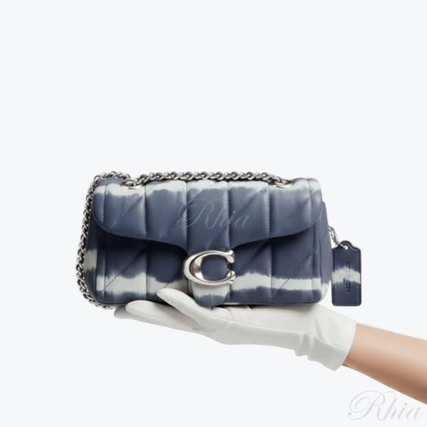 COACH 코치 태비 숄더백 가방 20 퀼팅 앤 타이다이 CU080 LHNI9